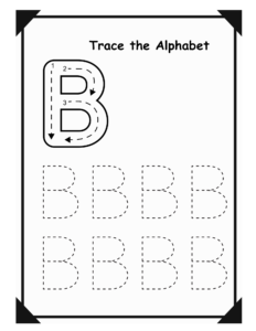 Trace the Alphabet B