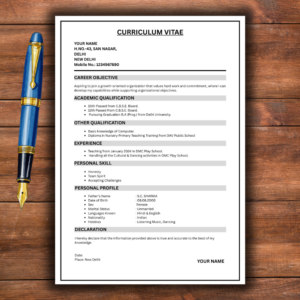 Teaching & Nursery School Jobs RESUME