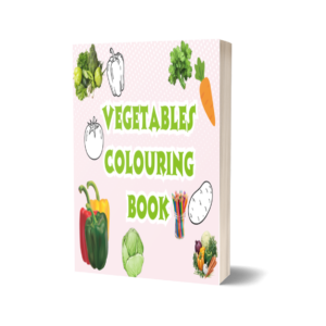 Vegetables Coloring Book for kindergarten