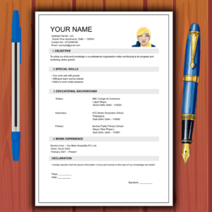 RESUME for Walk-in & Local Job Applications
