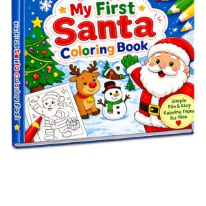 My First Santa Coloring Book – Fun & Easy Christmas Coloring Pages for Kids