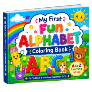 My First Fun Alphabet Coloring Book